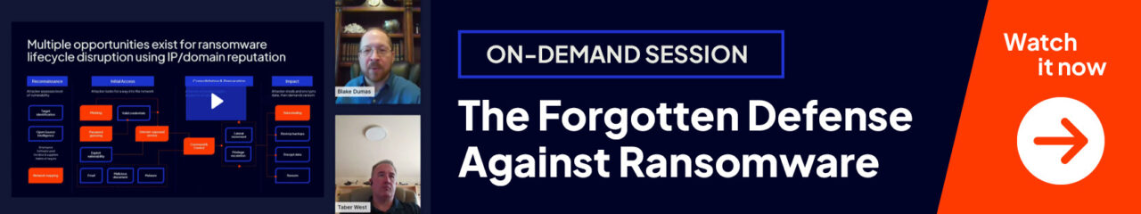 The Forgotten Defense Against Ransomware On-Demand Session. Watch now!
