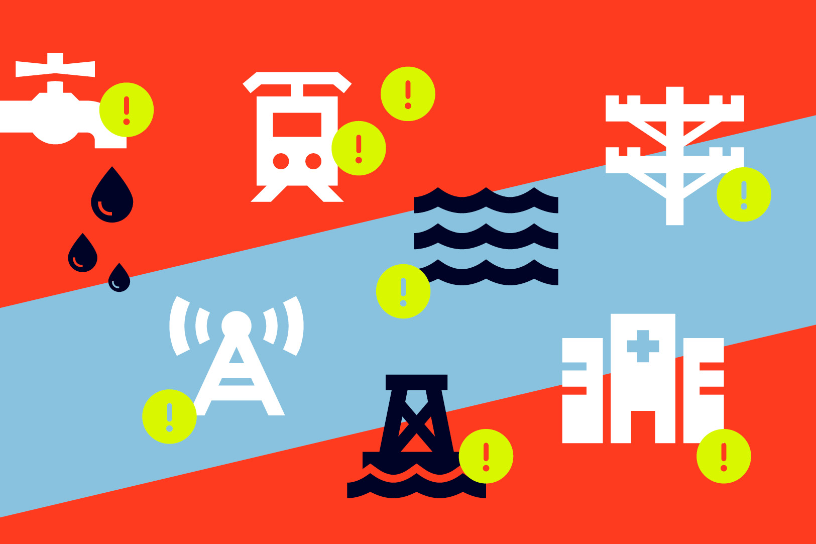 Critical Infrastucture icons