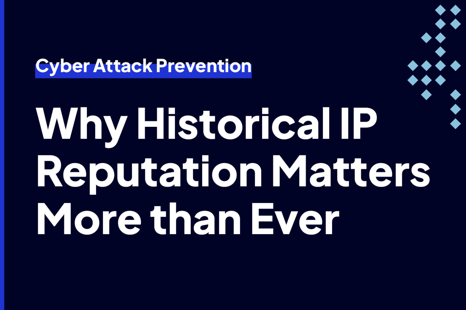 Why Historical IP Reputation Matters More than Ever for Cyber Attack Prevention